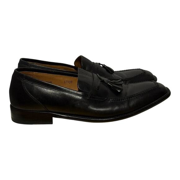 Mezlan Other - Mezlan Black Leather Tassel Loafers Men’s Size 8.5M Slip-On Dress Shoes